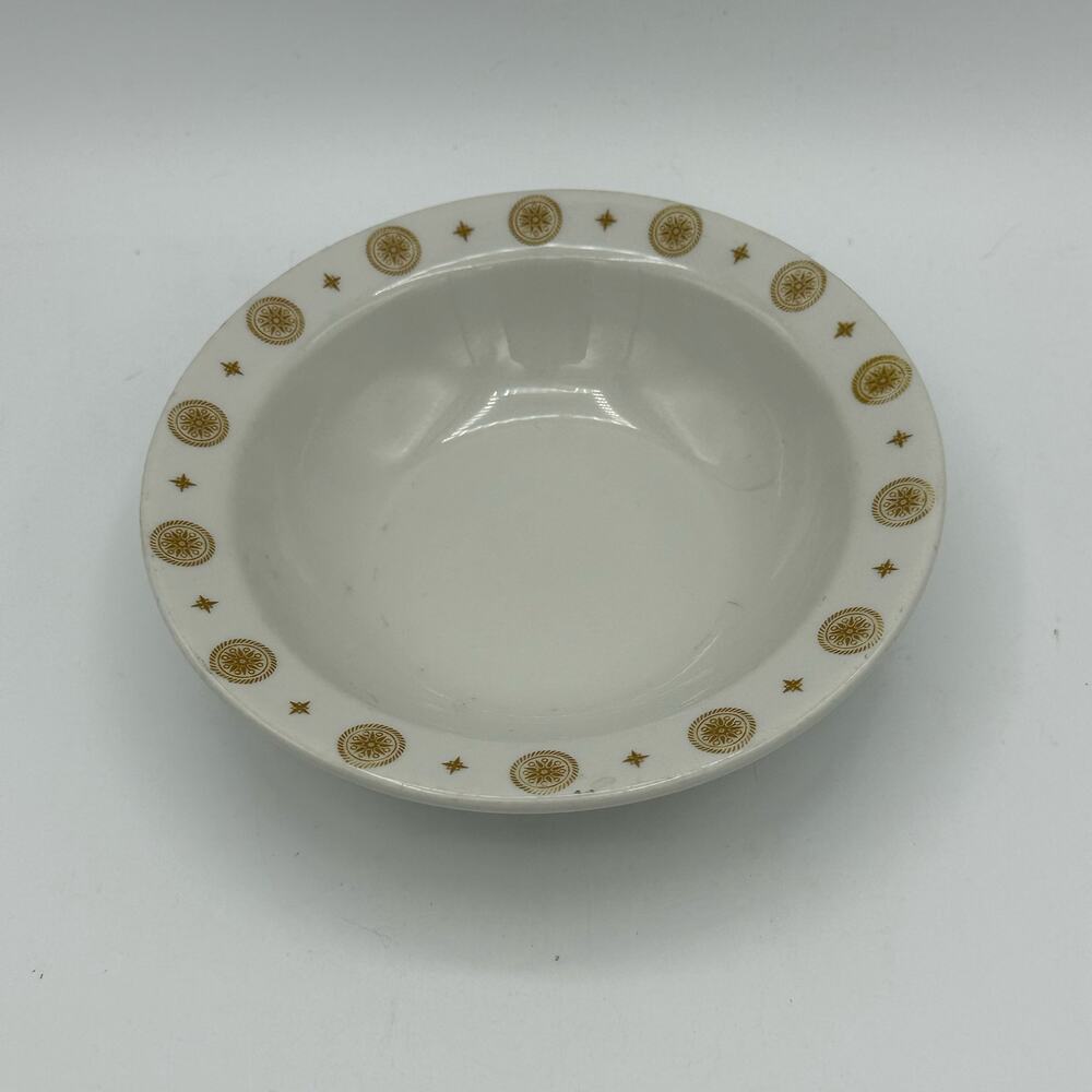Vintage Shenango China USA Bowl Restaurant Hotel Ware Gold/Brown